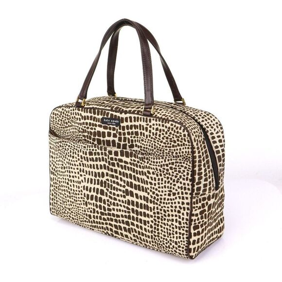 Kate Spade SAFARI Weekender Travel Satchel in Brown $295+ - Picture 6 of 12